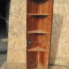Corner Book Shelf made from Salvaged Panel Doors